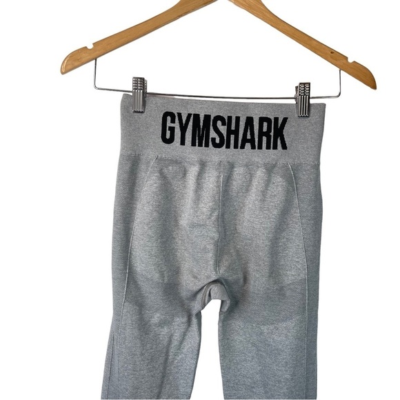 Gymshark Women’s Vital Seamless Grey Athletic Activewear Gym Leggings Large - Picture 8 of 11